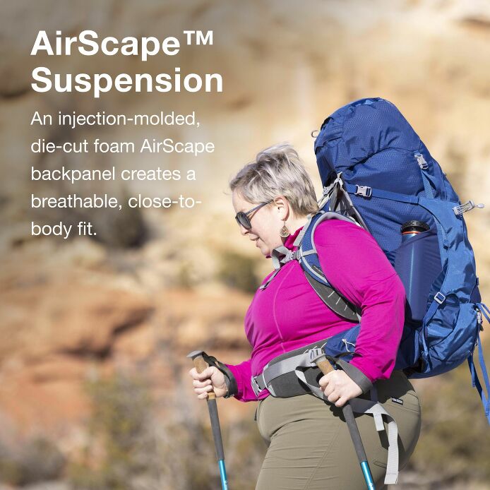 Ariel 65 Extended Fit - Plus-Sized Women's Backpacking Pack