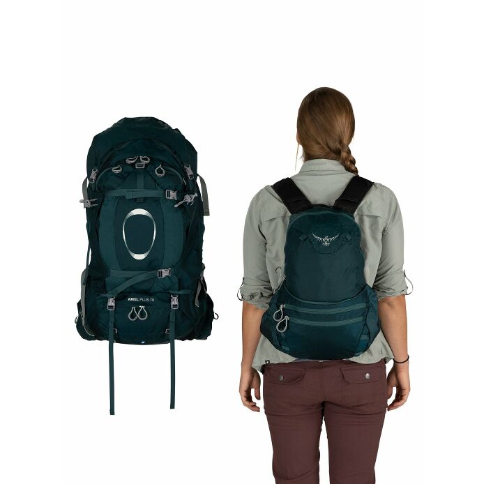 Ariel Plus 70 Women’s Backpacking Pack with Daypack