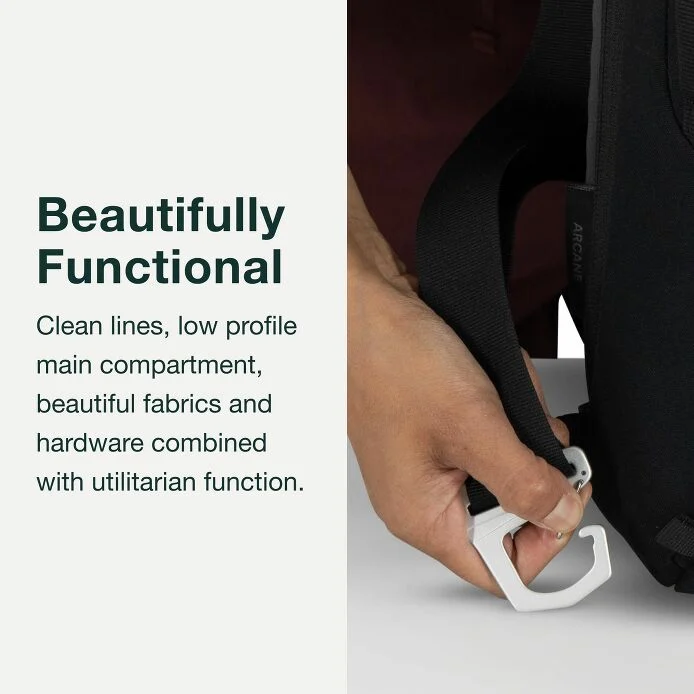 Arcane Duffel Pack - Getaway Bag - Recycled Material 3 Arcane Duffel Pack - Getaway Bag - Recycled Material